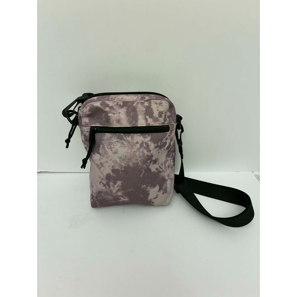 H&M Small Purple Tie-Dye Crossbody Bag – Adjustable Strap, Front Zipper Pocket